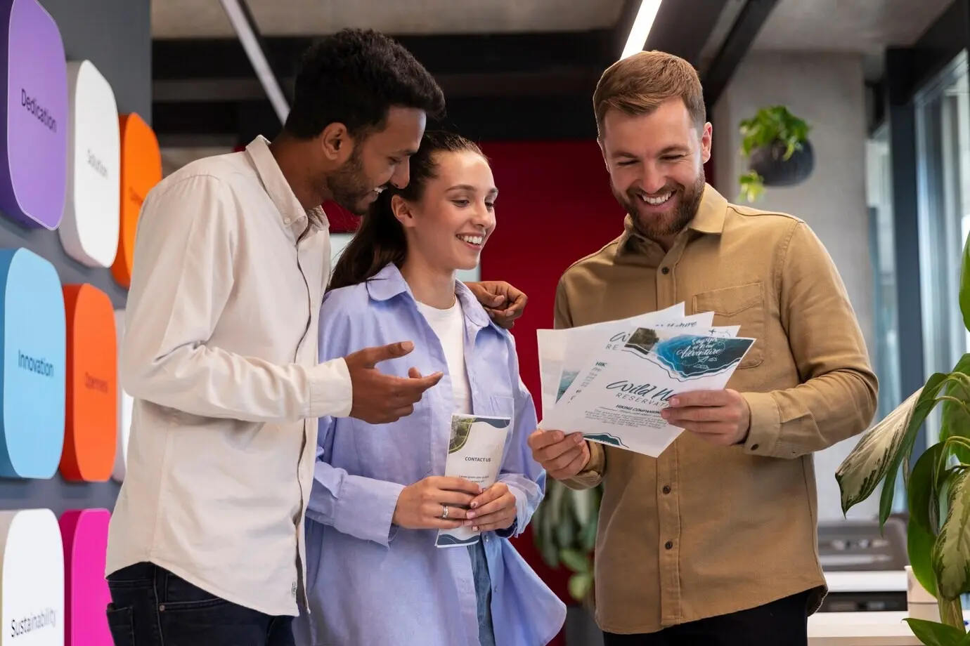 Ein Tag im Büro einer Reiseagentur